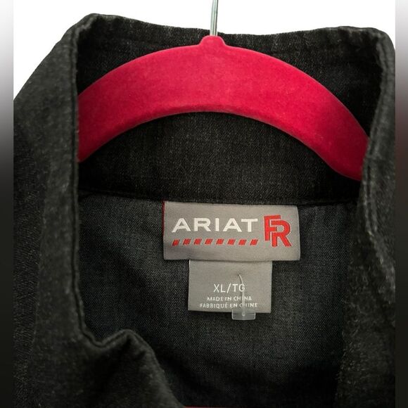 Ariat FR Cloud 9 Insulated Jacket Gray Black Zip XL NWOT 6 0451 - Picture 8 of 14